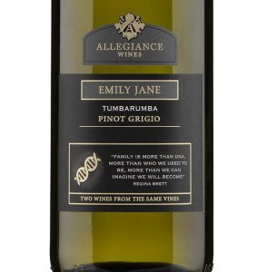 Allegiance Wines Emily Jane Tumbarumba Pinot Grigio NV