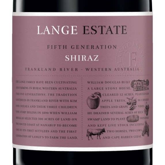 Lange Estate Fifth Generation Shiraz