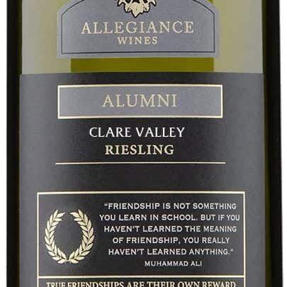 Allegiance Wines Alumni CLARE VALLEY Riesling NV