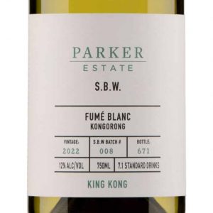 Parker Estate S B W Fume Blanc Kongorong Media