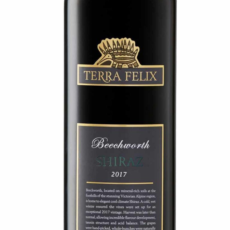 Terra Felix Premium Beechworth Shiraz Bottle Image HR