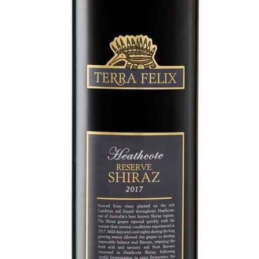 Terra Felix Premium Heathcote Shiraz Bottle Image HR