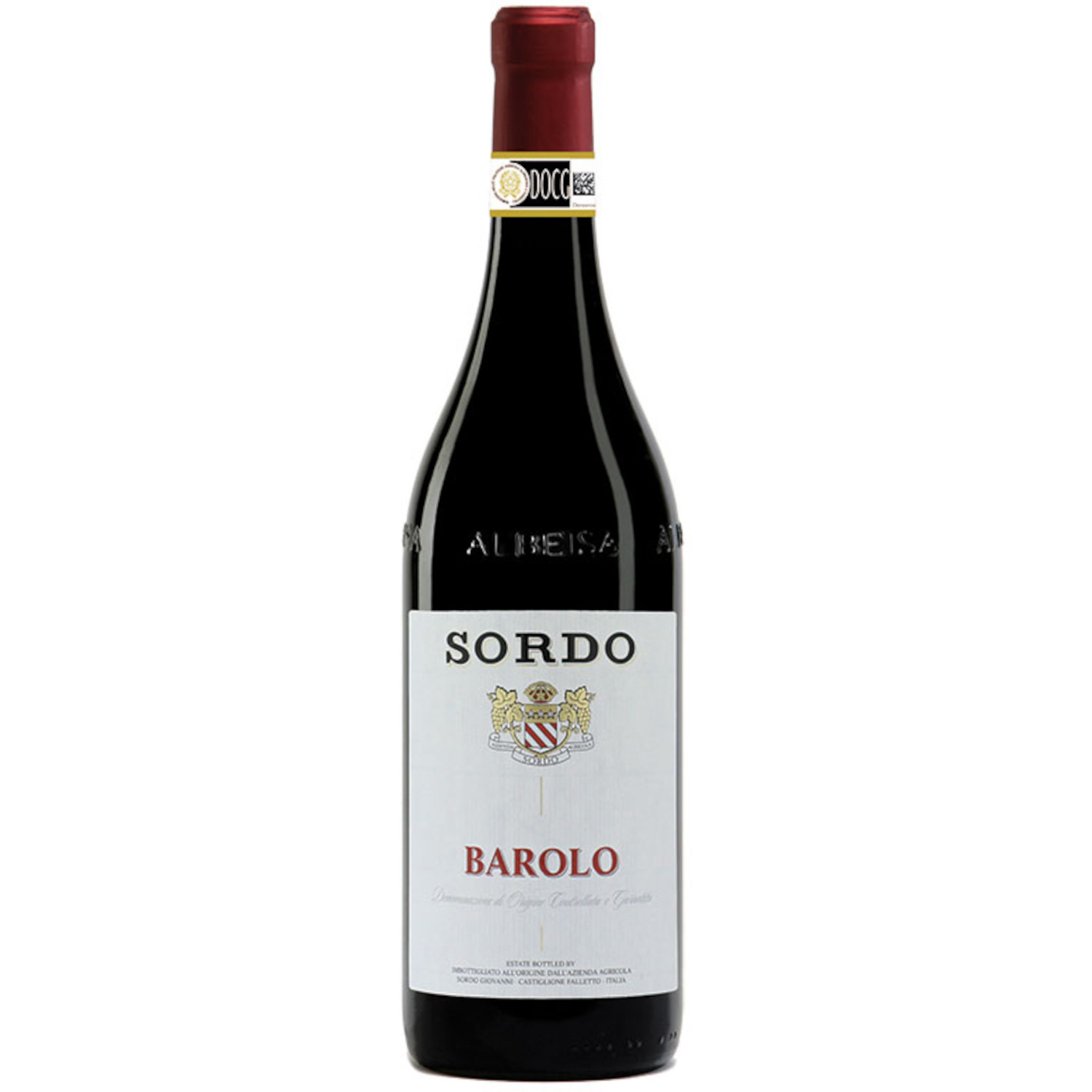 Barolo bottle shot