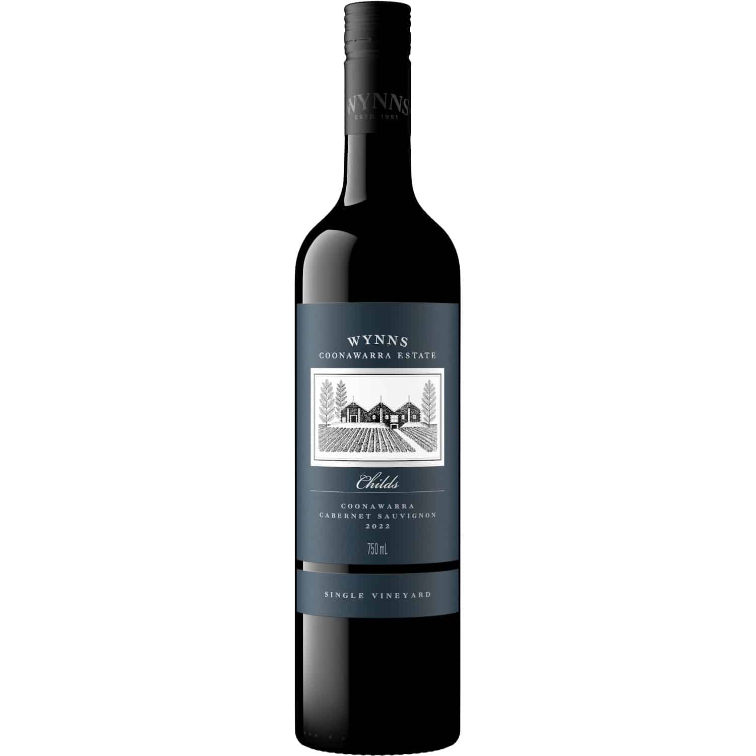Wynns Single Vineyard Childs Cab Sauv Coonawarra AUS FB SC