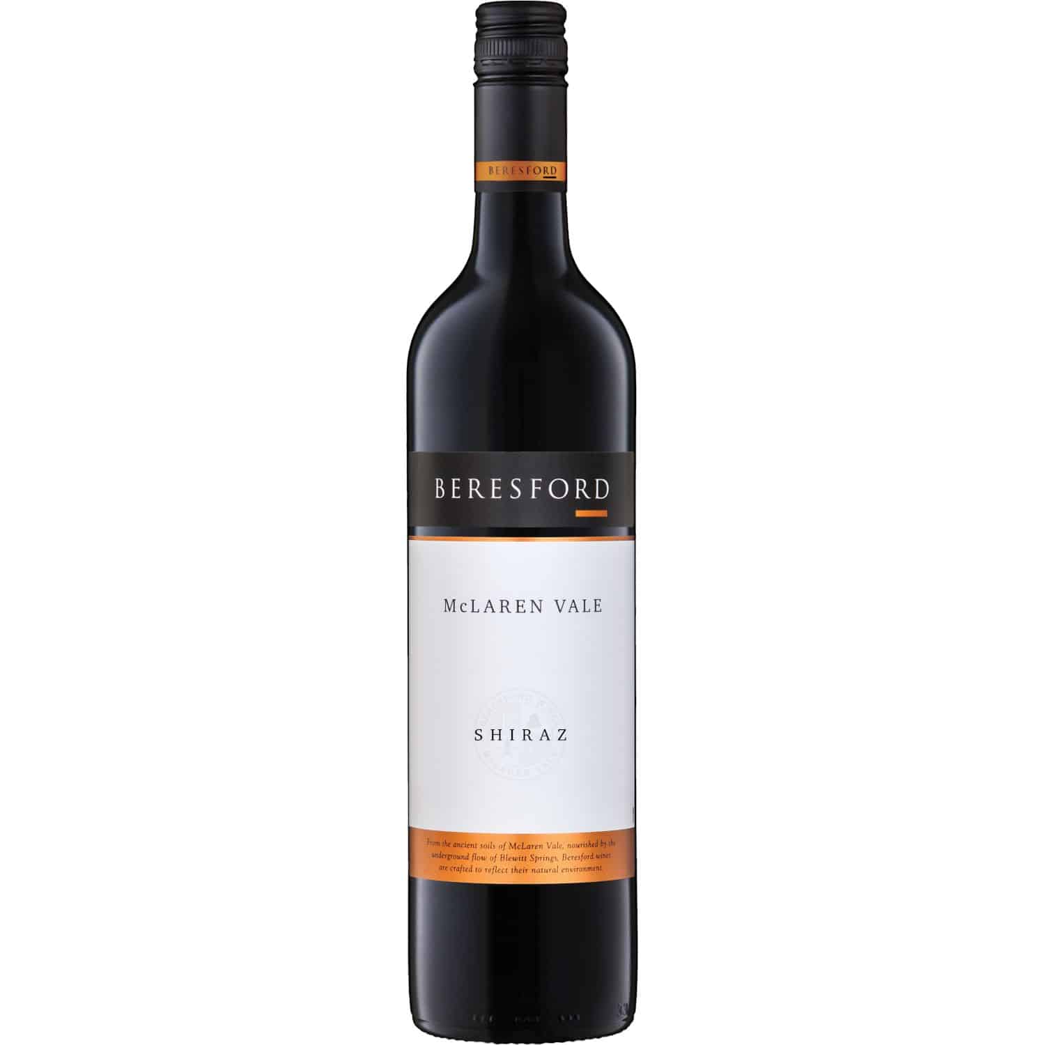 Beresford Classic Shiraz screwcap NV no background ()