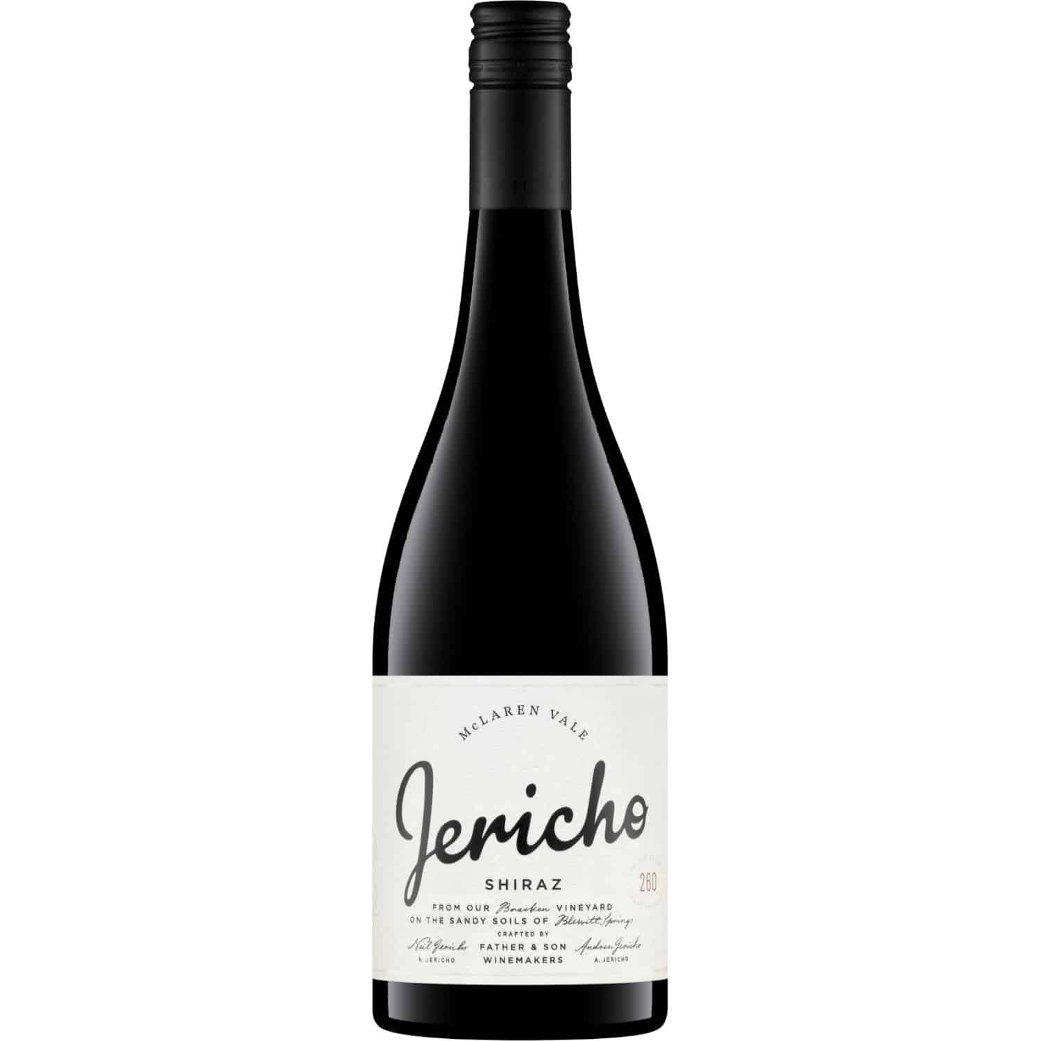 Jericho Bracken Vineyard Shiraz NV web
