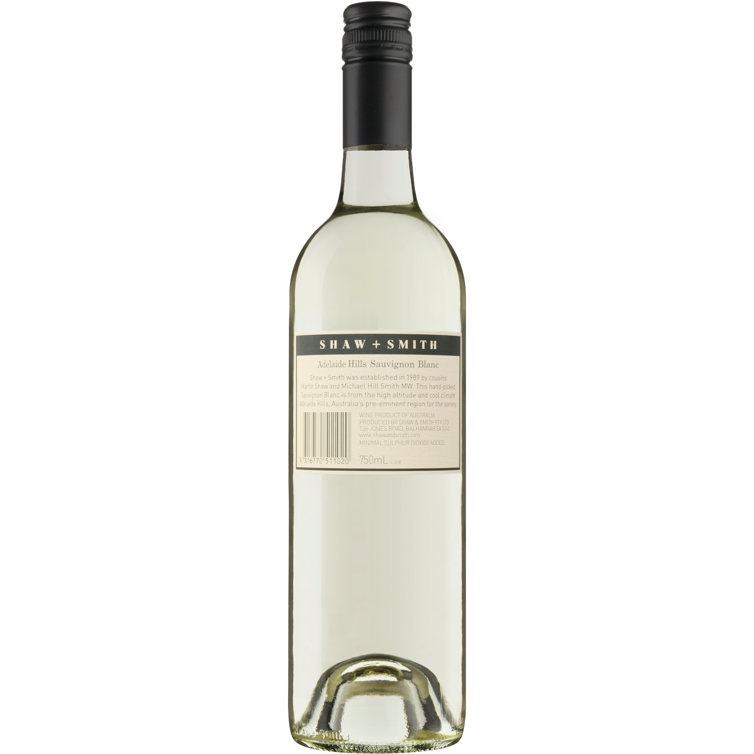 Shaw + Smith Sauvignon Blanc (back)