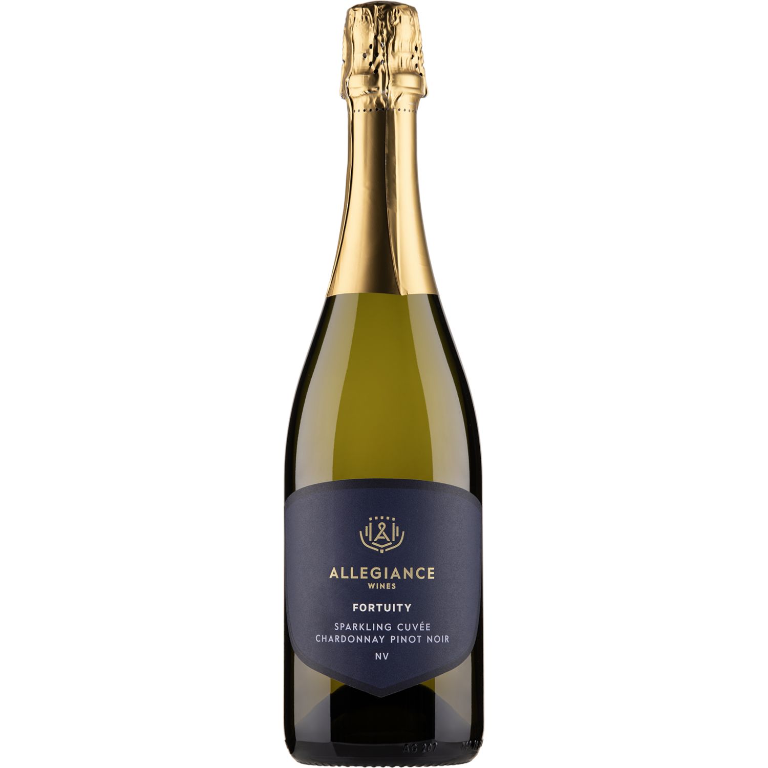 Allegiance Wines Fortuity Sparkling Cuvee Chardonnay Pinot Noir NV low res